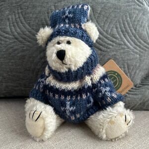 NEW Boyds Bears Plush Bear Knut V. Berriman Sweater Hat Archive Collection 90/99